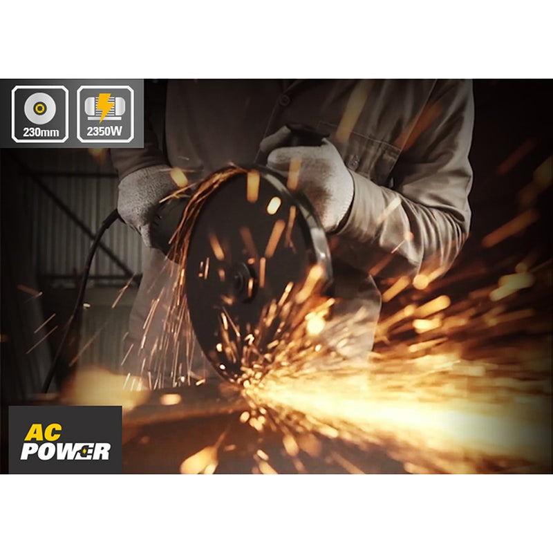 CAT DX35 mains-powered angle grinder