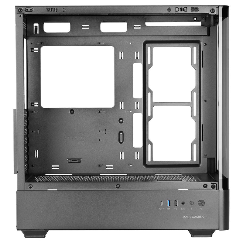 Mars Gaming MCLCDPRO computer case Midi Tower Black