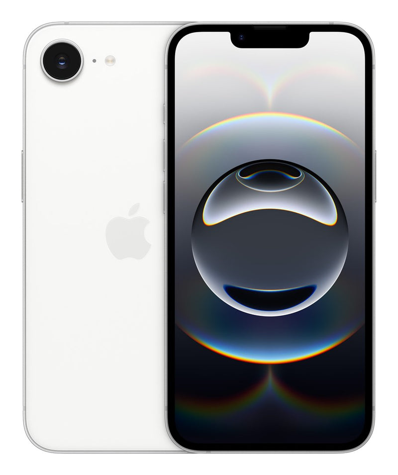 Apple iPhone 16e - 5G smartphone - dual-SIM / Internal Memory 128 GB - OLED display - 6.1" - 2532 x 1170 pixels - rear camera 48 MP - front camera 12