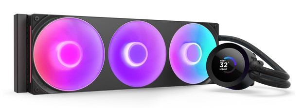 K NZXT KRAKEN Plus V2 360 RGB Display WaKü Black RL-KR360-B2