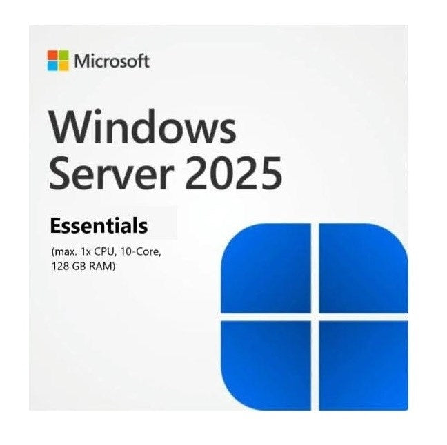 Microsoft Windows Server 2025 Essentials - Licence - 10 cores - ROK - Multilingual