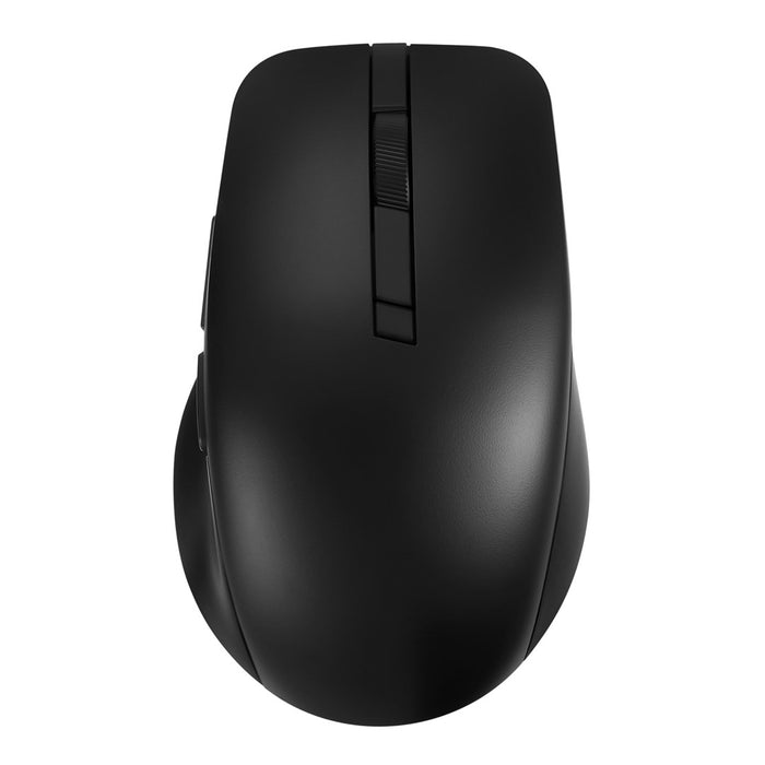 ASUS SmartO MD200 - Mouse - optical - 6 buttons - wireless - 2.4 GHz, Bluetooth 5.0 - USB wireless receiver - secret black