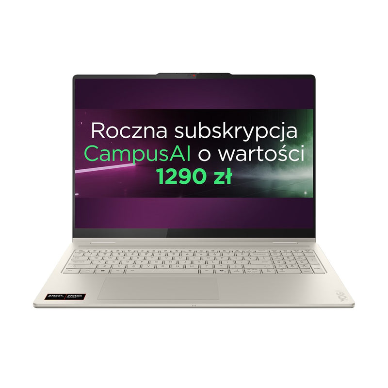 Lenovo Yoga 7 2-in-1 16AKP10 Copilot+ PC AMD Ryzen AI 7 350 Hybrid (2-in-1) 40.6 cm (16") Touchscreen 2.8K 16 GB LPDDR5x-SDRAM 512 GB SSD Wi-Fi 7 (802
