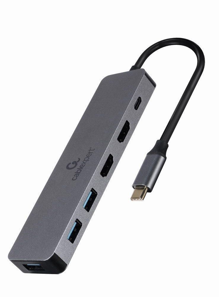 Gembird A-CM-COMBO3-03 USB Type-C 3-in-1 multi-port adapter (Hub + HDMI + PD)