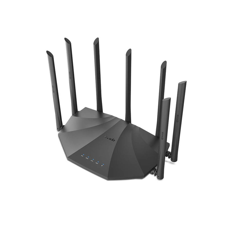 Tenda AC23 wireless router Gigabit Ethernet Dual-band (2.4 GHz / 5 GHz) 4G Black