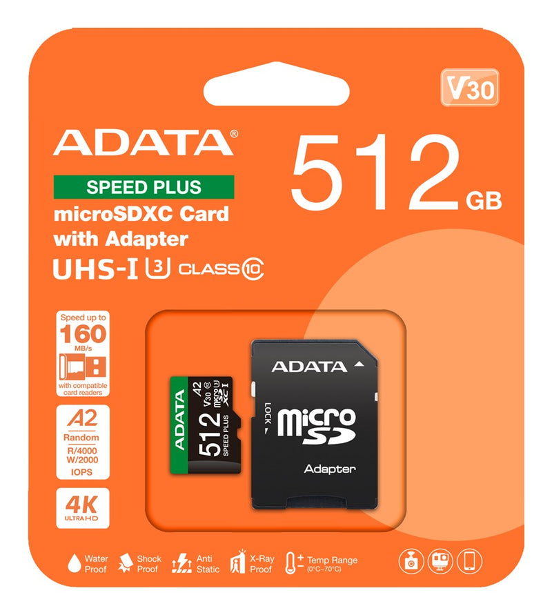 ADATA Speed Plus 512 GB MicroSDXC Class 10