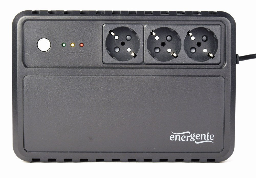 Gembird EG-UPS-3SDT1000-01 uninterruptible power supply (UPS) Line-Interactive 1 kVA 600 W 3 AC outlet(s)