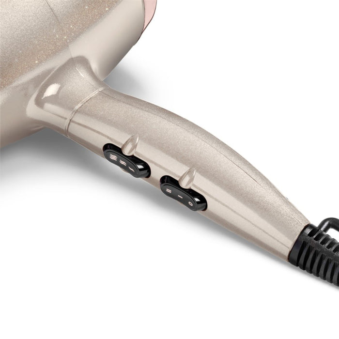 BaByliss 5914PE hair dryer 2000 W Black, Gold, Rose gold