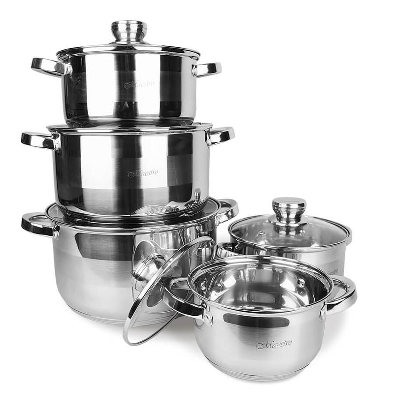 Kochgeschirr-Set MAESTRO MR-2220-10 10-teilig