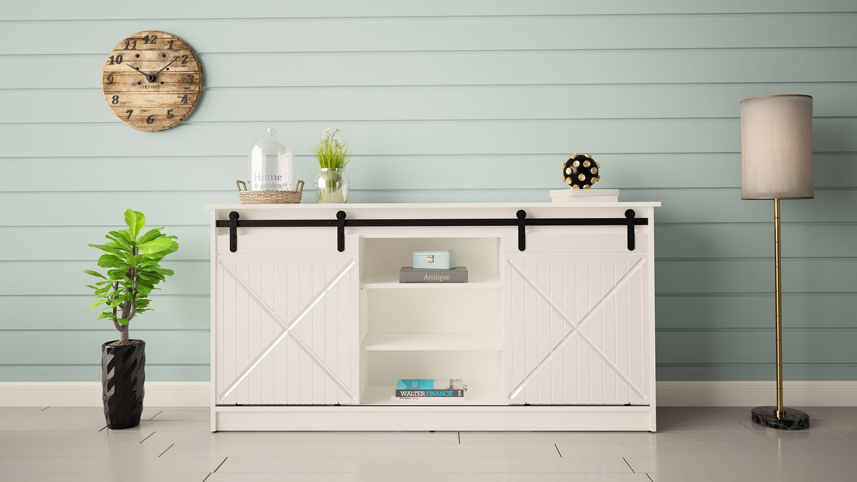 Chest of drawers 160x80x35 GRANERO white/gloss white