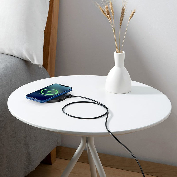 Baseus CCED000001 mobile device charger Headphones, Smartphone Black USB Wireless charging Indoor