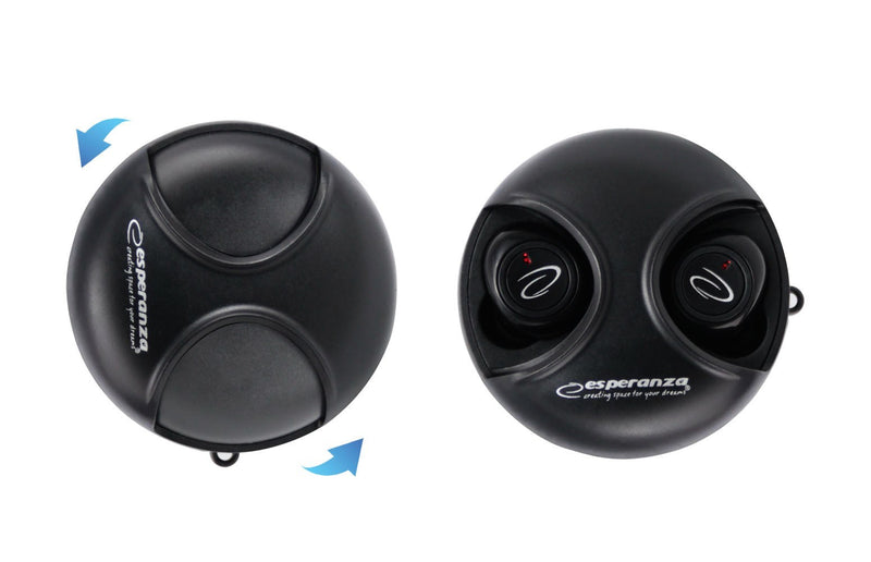 Esperanza EH228K headphones/headset Wireless In-ear Calls/Music Micro-USB Bluetooth Black