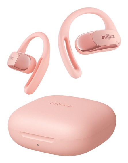 SHOKZ OpenFit Air Headset Wireless Ear-hook Calls/Music/Sport/Everyday Bluetooth Pink