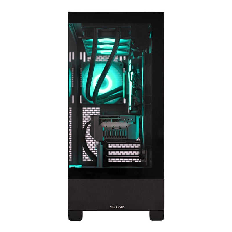 Actina 5901443416654 PC AMD Ryzen™ 9 9900X3D 64 Go DDR5-SDRAM 2 To SSD NVIDIA GeForce RTX 5090 Windows 11 Home Boîtier Moyen Tour Noir
