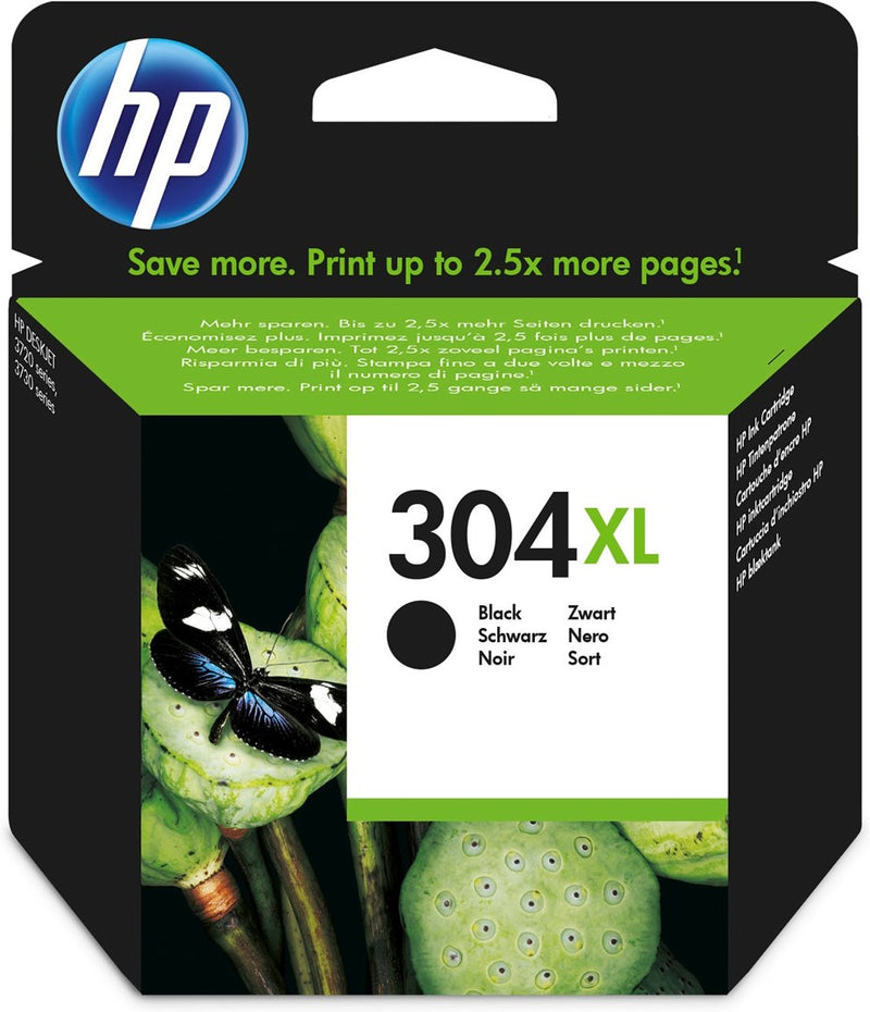 Cartouche d'encre noire authentique HP 304XL