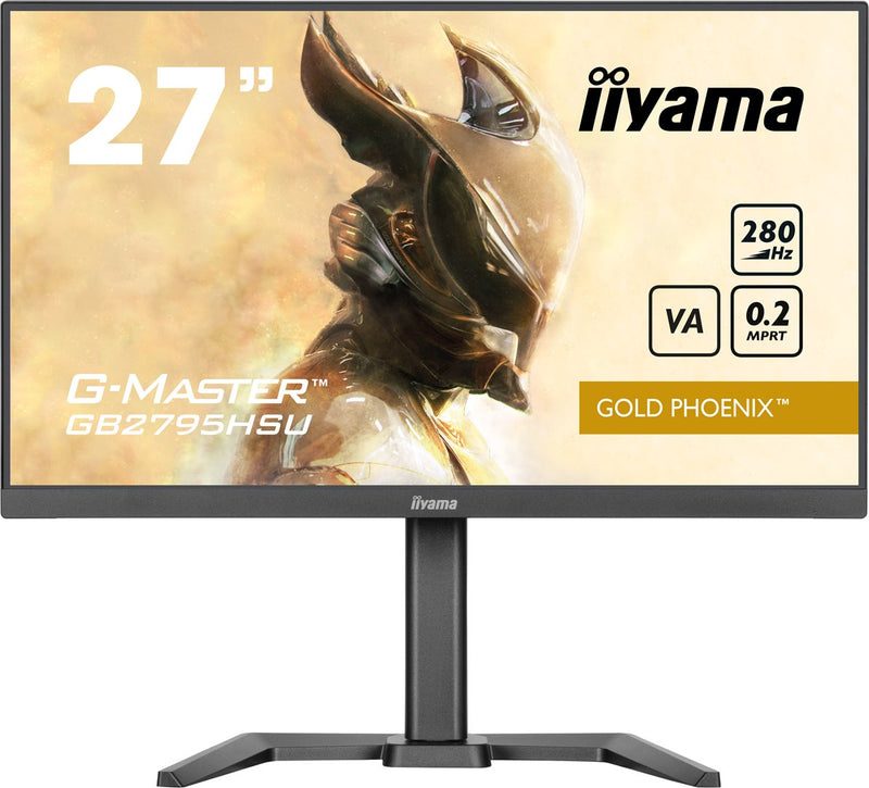 iiyama G-MASTER Gold Phoenix GB2795HSU-B1 - Écran LED - 27" - 1920 x 1080 Full HD (1080p) @ 280 Hz - VA - 300 cd/m² - 4000:1 - HDR10 - 0,2 ms - HDMI