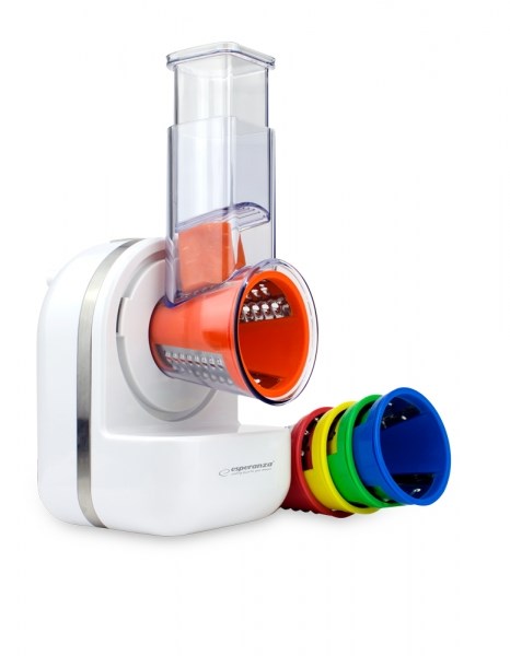 Esperanza EKM027 electric grater/spiralizer Plastic White