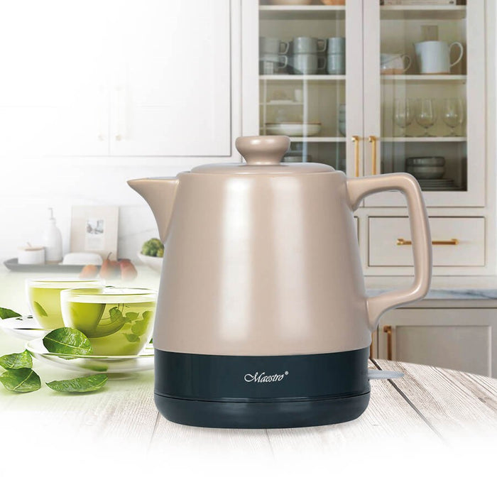 Czajnik ceramiczny elektryczny 1,0l 1200W MR-071-BEIGE MAESTRO