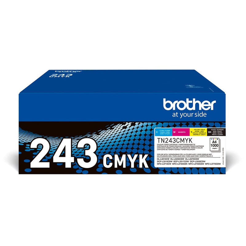 Brother TN-243CMYK Tonerkartusche 1 St. Original Schwarz, Cyan, Magenta, Gelb