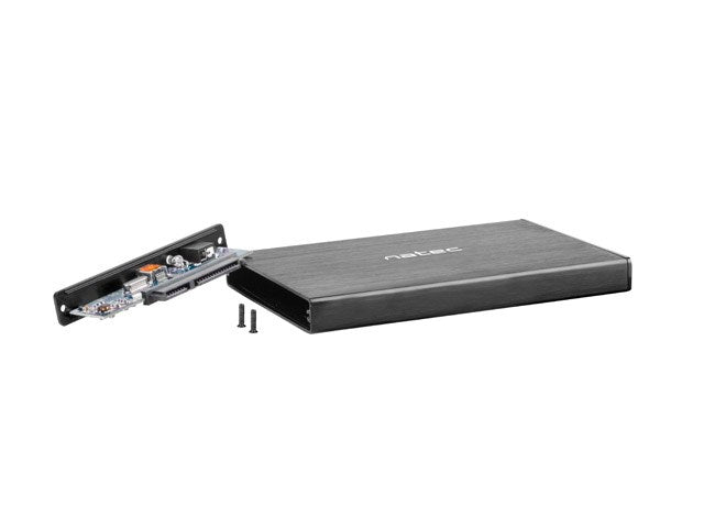 NATEC RHINO GO enclosure USB 3.0 for 2.5'' SATA HDD/SSD, black Aluminum
