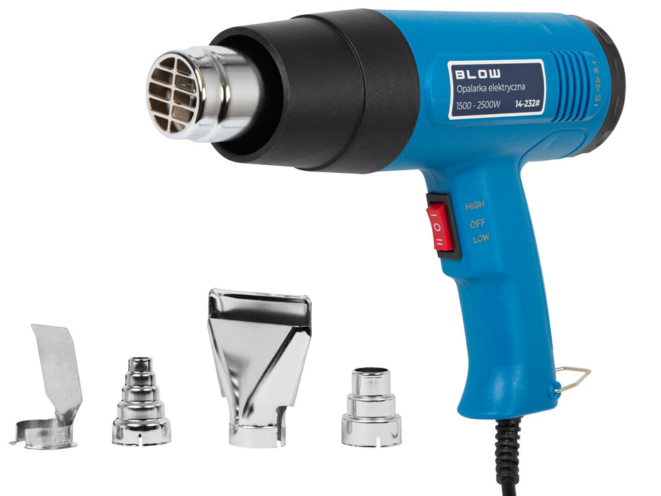 Electric heat gun 1500 / 2500W 300 - 650°C BLOW