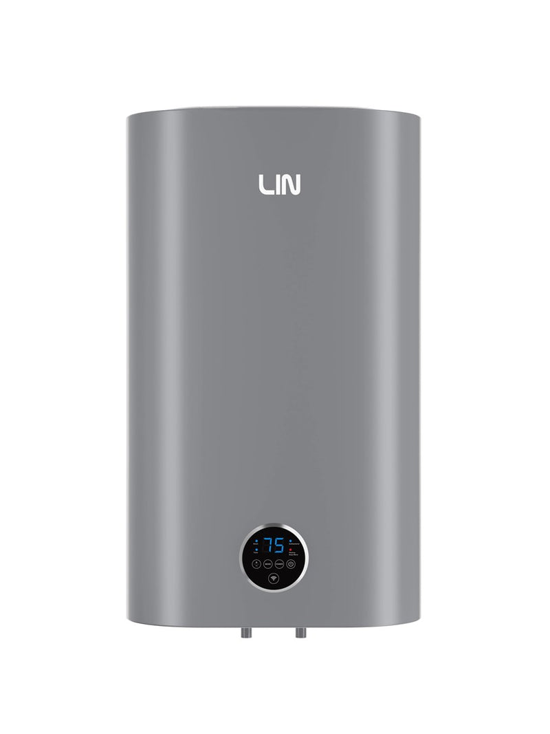 LIN LIFVD1SMGY 80L SMART Electric Water Heater, Grey, WiFi