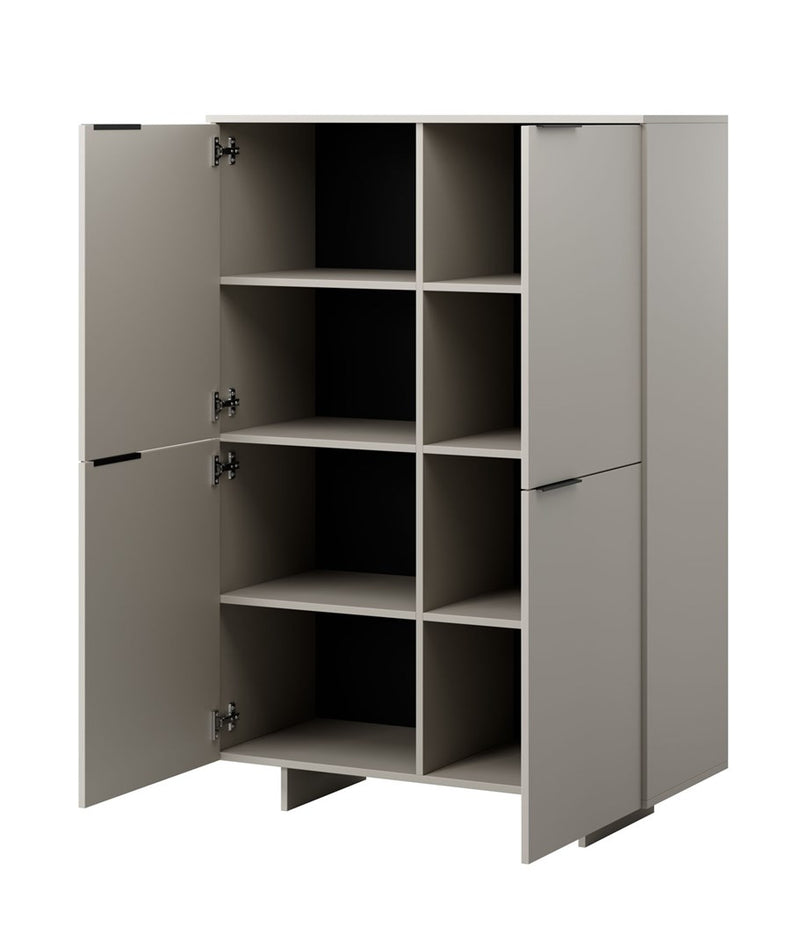 Cama 4D chest of drawers ALMA 100x41.5xH145 cashmere