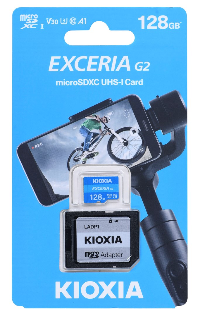 Kioxia EXCERIA G2 128 GB MicroSDHC UHS-III Class 10