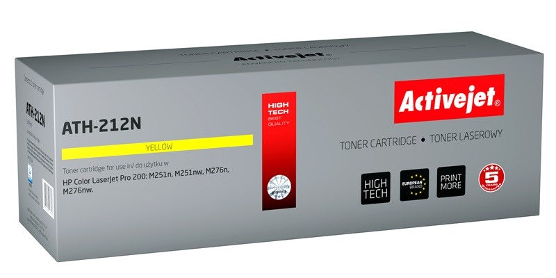 Activejet ATH-212N Toner (Ersatz für HP 131A CF212A, Canon CRG-731Y; Supreme; 1800 Seiten; Gelb)