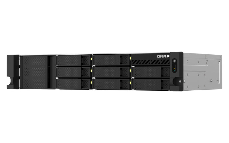 QNAP TS-864EU-8G NAS/storage server Rack (2U) Intel® Celeron® 8 GB DDR4 0 TB QNAP Turbo System Black