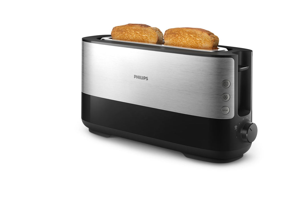 Philips Viva Collection HD2692/90 toaster 1 slice(s) 1030 W Black, Metallic