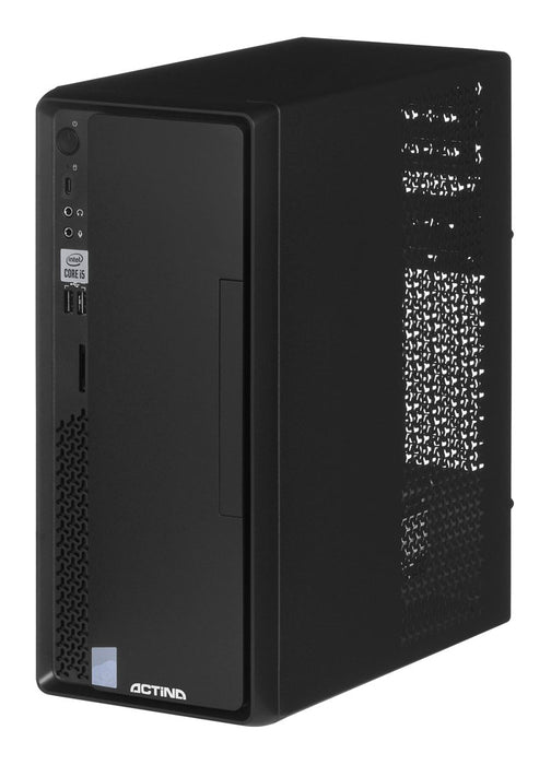 Actina 5901443334330 PC i3-12100 Mini Tower Intel® Core™ i3 8 GB DDR4-SDRAM 512 GB SSD Windows 11 Pro Education Black