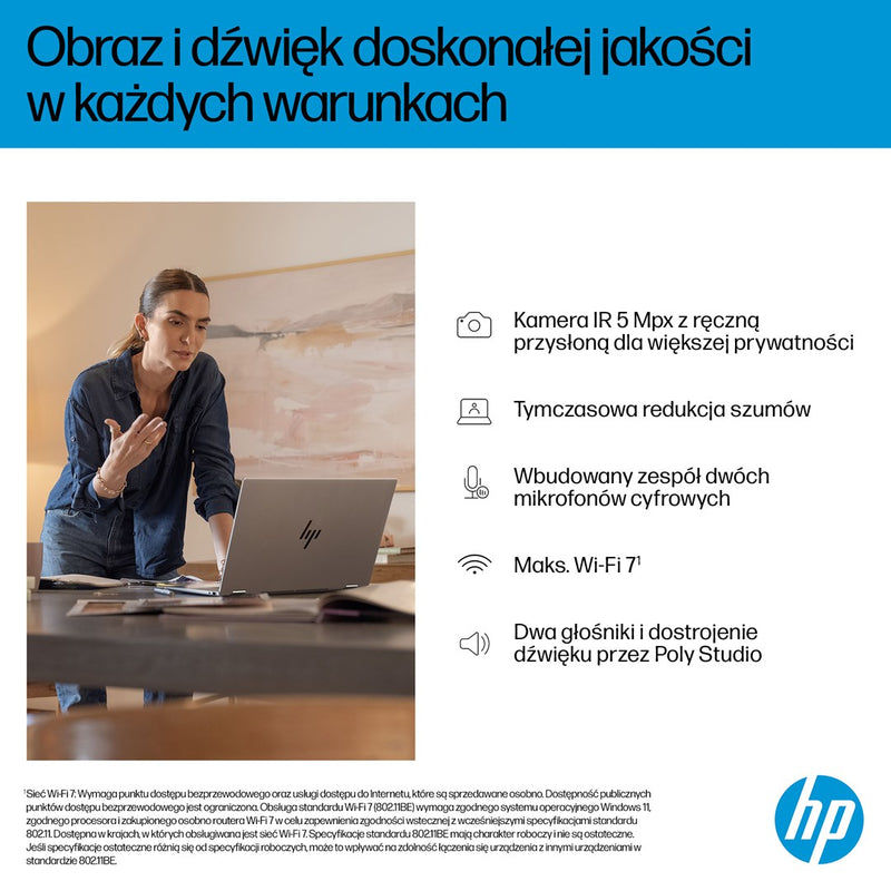 HP OmniBook X Flip Next Gen AI 16-as0003nw Copilot+ PC Intel Core Ultra 7 258V 40.6 cm (16") touchscreen 3K 32 GB LPDDR5x-SDRAM 1 TB SSD Wi-Fi 6E (802