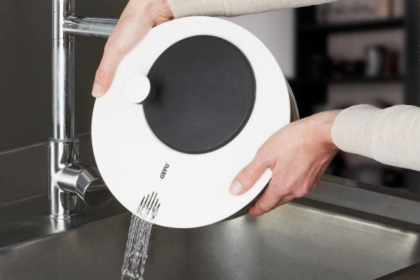 GEFU Rotare salad spinner Black, White Crank/handle