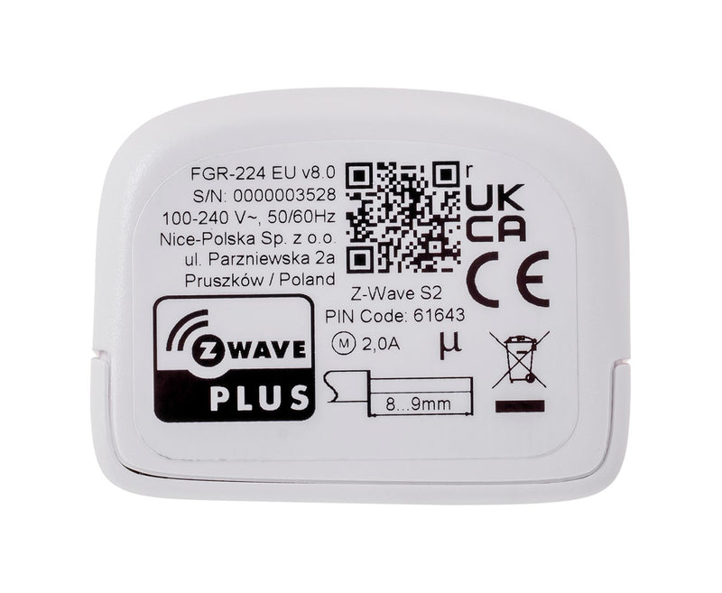 Fibaro FGR-224 blind/shutter accessory Shutter control