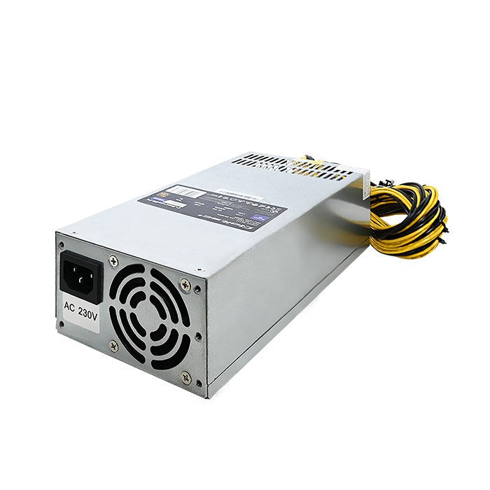 Qoltec 50177 PCI-E power supply Smart 1600W | 80 Plus Gold - Data mining