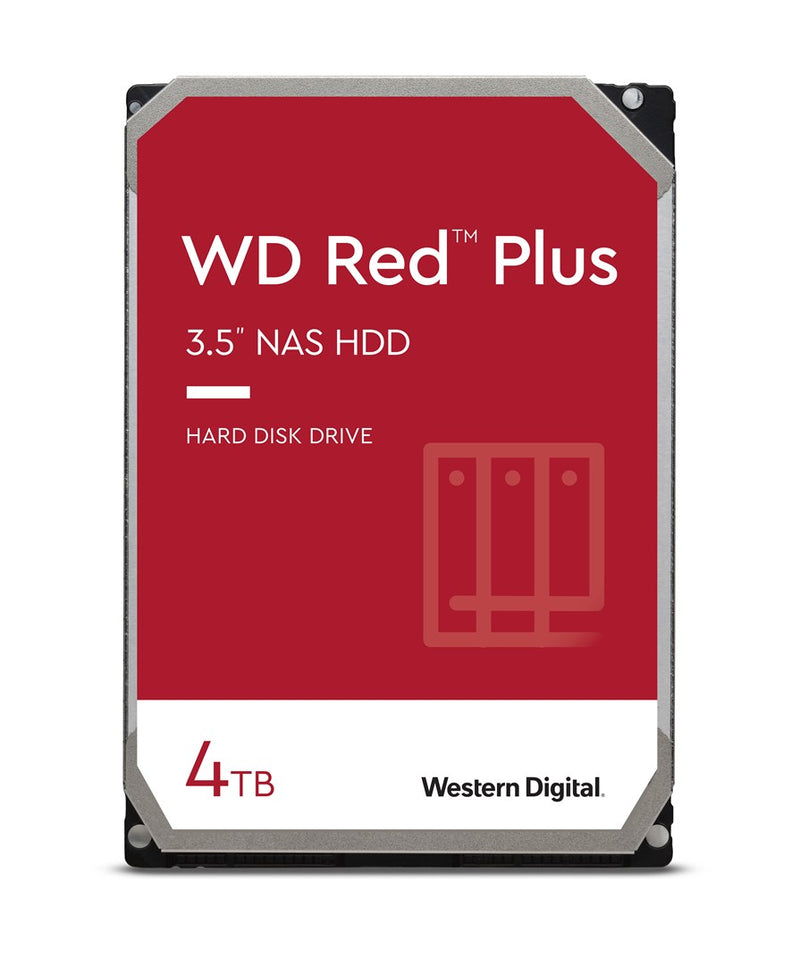 Western Digital Red Plus WD40EFPX internal hard drive 3.5" 4000 GB Serial ATA III