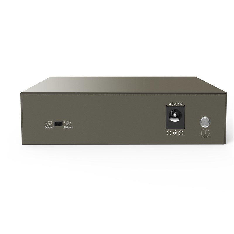 Tenda TEF1105P-4-38W network switch Unmanaged L2 Fast Ethernet (10/100) Power over Ethernet (PoE) Grey