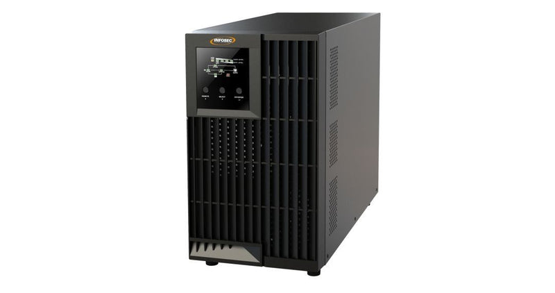 Infosec E4 Value 3000 uninterruptible power supply (UPS) Double-conversion (Online) 3 kVA 2400 W 4 AC outlet(s)