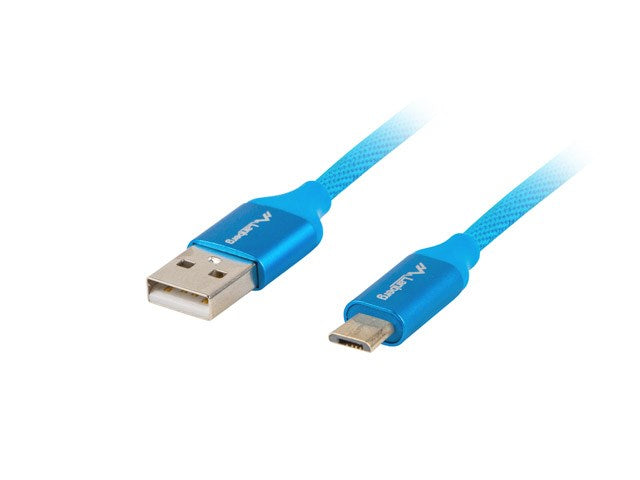 LANBERG CABLE USB 2.0 MICRO-B (M) - A (M) 1.8M QC