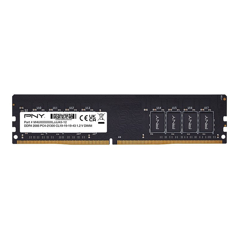 PNY MD8GSD42666-SB memory module 8 GB 1 x 8 GB DDR4 288-pin DIMM