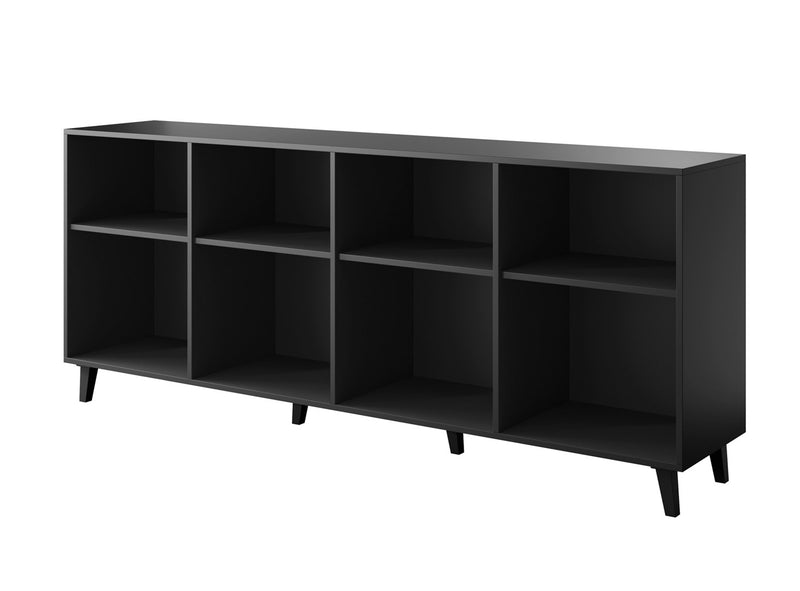 Kommode ASTI 200x42x82 schwarz matt