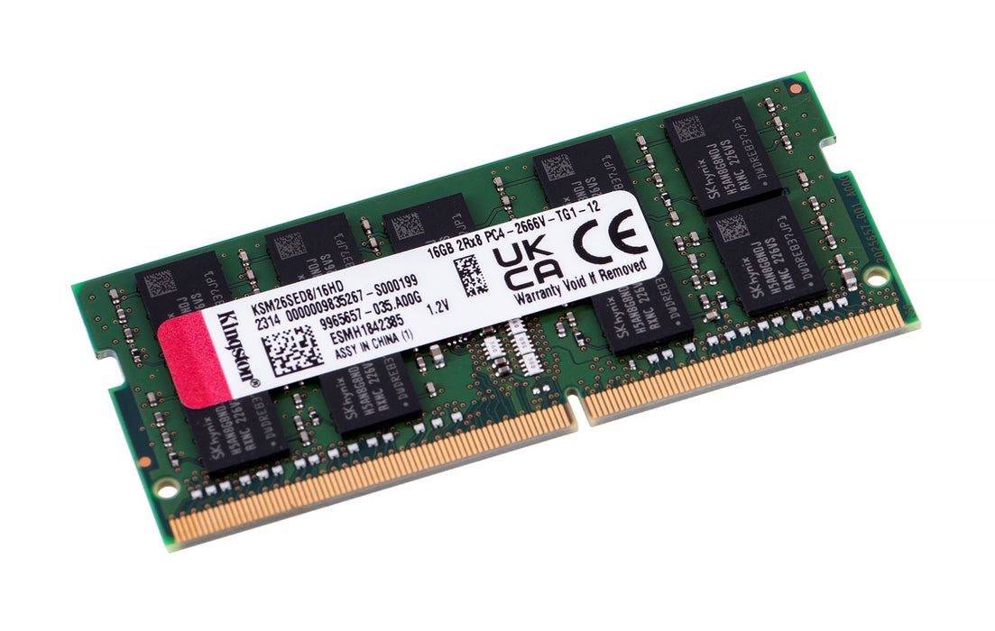 Kingston Server Premier - DDR4 - module - 16 GB - SO-DIMM 260-pin - 1333 MHz / PC4-21300 - CL19 - 1.2 V - unbuffered - ECC
