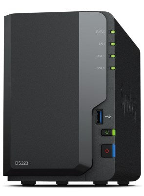 Synology DiskStation DS223 NAS/Speicherserver Desktop Realtek RTD1619B 2 GB DDR4