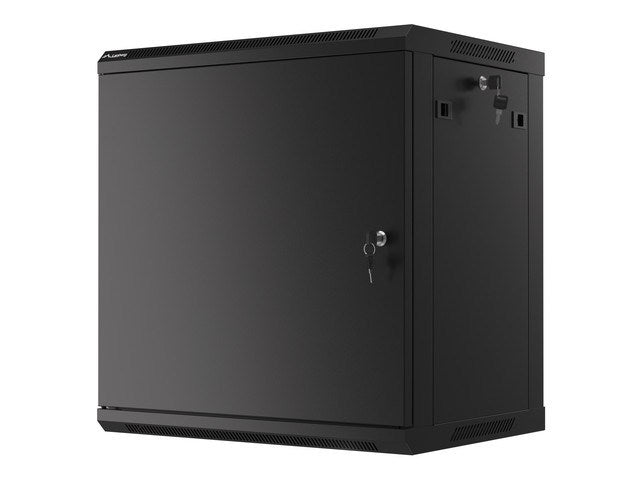 Lanberg WF01-6412-00B rack cabinet 12U Wall mounted rack Black