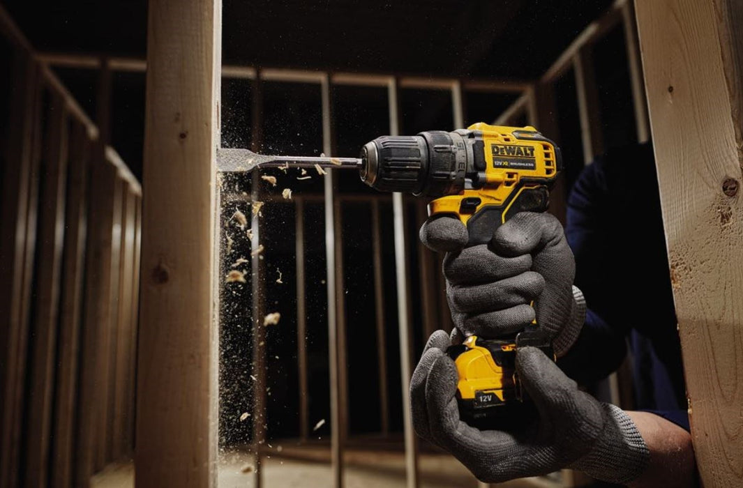 DEWALT DCD701D2-QW Cordless Drill 2x 12V 2Ah XR TSTAK Black, Yellow