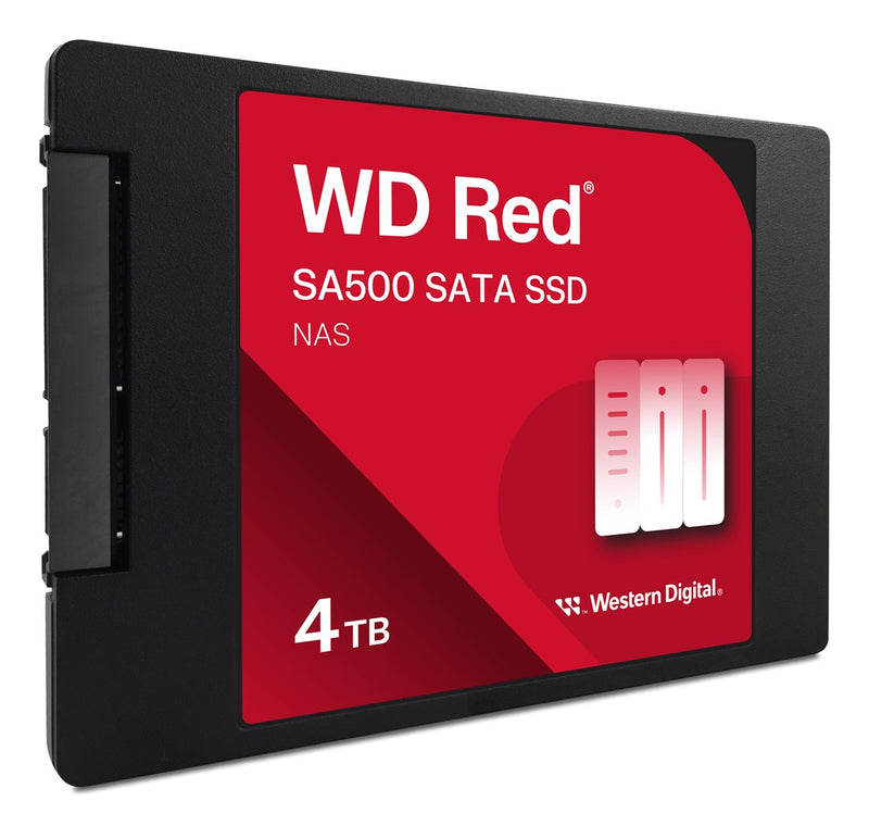 WD Red SA500 WDS400T2R0A-68CKB0 - SSD - 4 TB - internal - 2.5" - SATA 6Gb/s