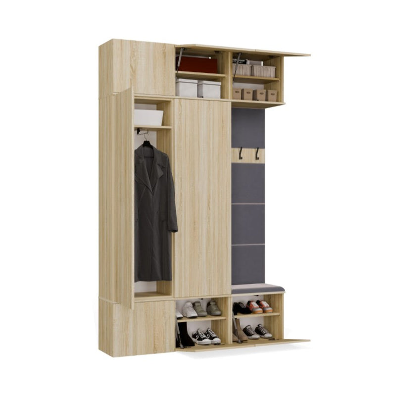 HAGA III 2SZ1W Wardrobe – Sonoma Oak