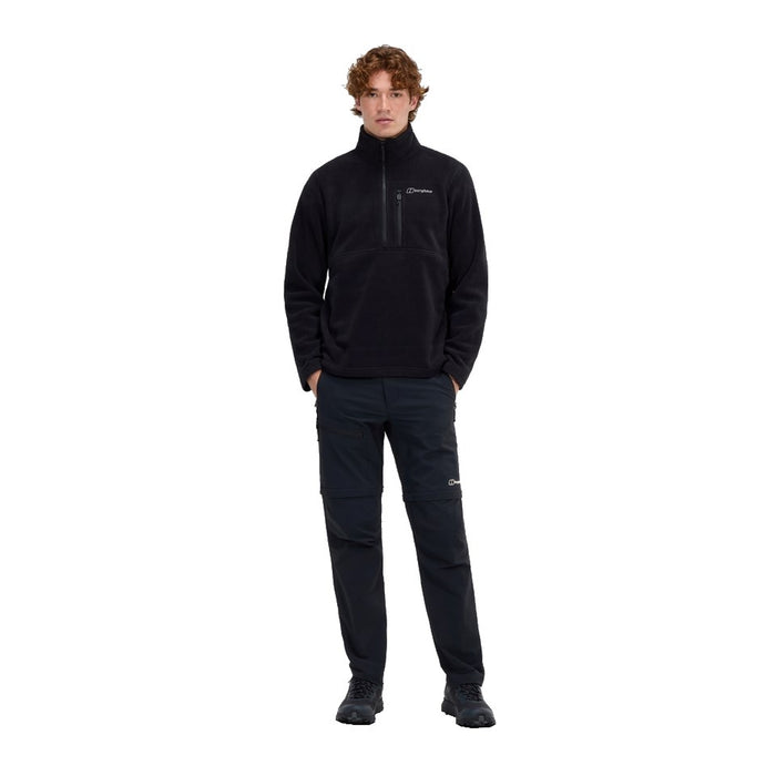 Berghaus Hillwalker IA Shell Jacket, size M, black + Berghaus Prism PT HZ Sweatshirt, size M, black