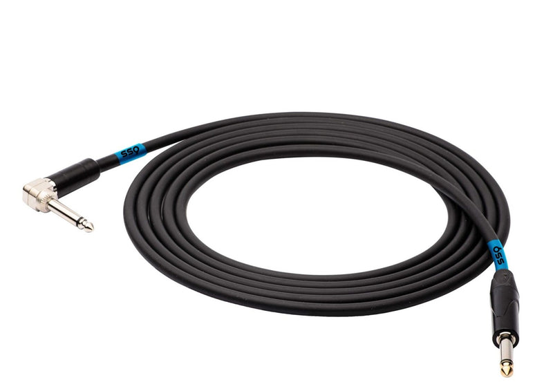 SSQ JMPJMK4 SS-1469 Cable Jack Mono - Jack Mono (90 degree angle) 4 m Black